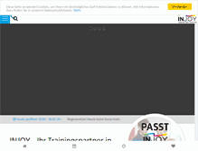 Tablet Screenshot of injoy-bielefeld.de